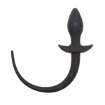 Buttplug med hale - sort 