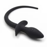 Buttplug med hale - sort