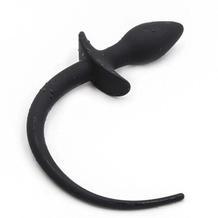 Buttplug med hale - sort