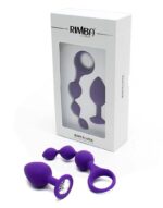 Rimba - Barcelona - Anal Pleasure - Sett med Buttplug og Analkuler - Lilla