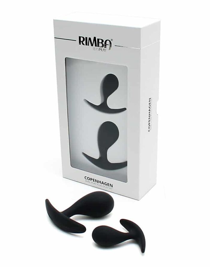 Rimba - Copenhagen Anal Plugs - Sort Buttplug sett