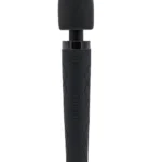 Pixey - Deluxe Black Velvet - Kraftig Oppladbar Massasjestav - Large