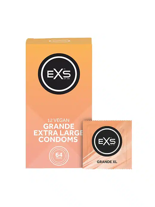 12EXSGRANDE-grande-konomer-64-size-condom_34 EXS - Grande Kondom Størrelse 64 - 12 stk - Bilde 1