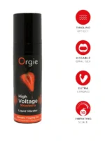 Orgie - Sexy Vibe! High Voltage - Jordbær - Flytende Vibrator Styrke 10 - Bilde 3
