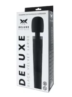 Pixey - Deluxe Black Velvet - Kraftig Oppladbar Massasjestav - Large - Bilde 7