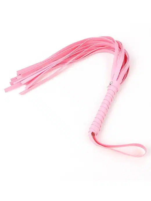 BQS3168-pisj-rosa-flogger-01 Gnist - Bondage Pisk - Rosa - Bilde 1