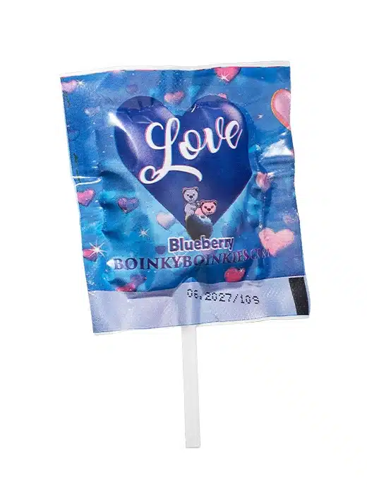 12231-boinky-boinkies-kjaerlighet-paa-pinne-godteri-sexgodteri-sexedible-01 Boinky - Afrodisierende Kjærlighet på Pinne – Blåbærsmak - Bilde 1