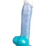 Silexd Fantasy - Angel Dildo - Liquid Silicone - Perleblå