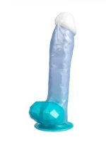 Silexd Fantasy - Angel Dildo - Liquid Silicone - Perleblå