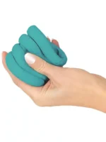 You2Toys - 3 in 1 Cock & Ball Ring Sett med Bumperfunksjon - Turkis - Bilde 3