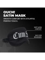 Ouch! Sateng Øyemaske - Cum Slut - Sort - Bilde 4