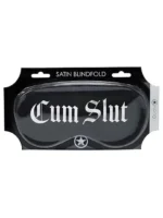 Ouch! Sateng Øyemaske - Cum Slut - Sort - Bilde 2
