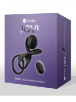 SVibe - JOVI - Parvibrator med Penisring og Fjernkontroll - Sort - Bilde 9