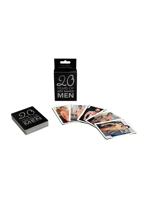 BG.C32-20-years-of-hot-naked-men Kheper Games - Frekk Kortstokk - 20 Years Of Hot Naked Men - Bilde 1