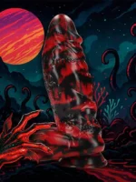 Fiction Cocks - Demon Master - Fantasi Dildo - Rød/Sort - Bilde 4