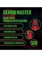 Fiction Cocks - Demon Master - Fantasi Dildo - Rød/Sort - Bilde 3