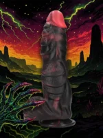 Fiction Cocks - Infernal Demon - Fantasi Dildo - Rød og Sort - Bilde 4