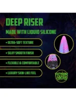 Fiction Cocks - Deep Riser - Tentakkel Fantasi Dildo - Rosa - Bilde 8