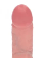 Realrock - Dual Density Vibrator Dildo med Sugekopp - 6"/15,5cm - Beige - Bilde 7
