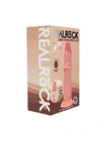 Realrock - Dual density sliding skin - Dildo i silikon - Lys hudfarge 7" - Bilde 2