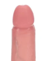 Realrock - Dual Density Dildo med Sugekopp - 8"/1cm - Beige - Bilde 9
