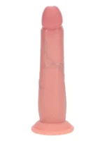 Realrock - Dual Density Dildo med Sugekopp - 8"/1cm - Beige - Bilde 3