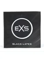 EXS -Black Lateks - sort kondom - 1 stk