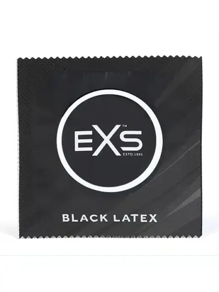 EXS -Black Lateks - sort kondom - 1 stk