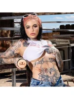 Kiiro - Masturbator - Leigh Raven - Munn splittet tunge - Bilde 3