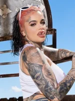 Kiiro - Masturbator - Leigh Raven - Munn splittet tunge - Bilde 4