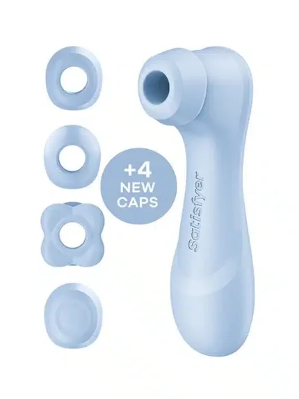 Satisfyer Pro 2 Generation 4 – trykkbølgestimulator med 4 hetter - APP