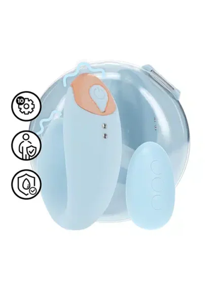 Loveline - Daydream - Parvibrator med ladeetui - Pastell Blå