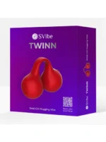 SVibe - Twinn Cherry - Fingervibrator - Rød - Bilde 2